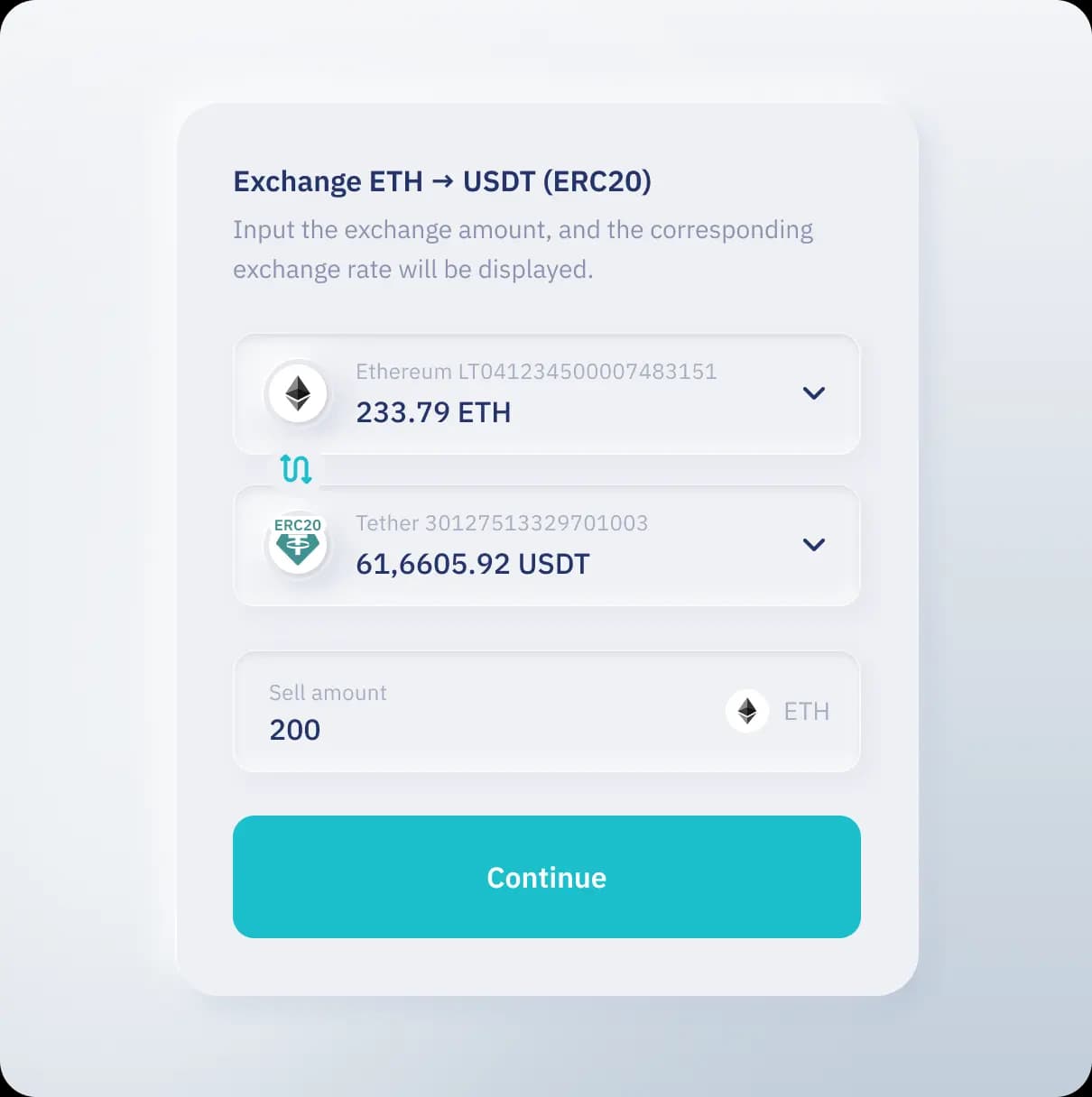 Crypto exchange